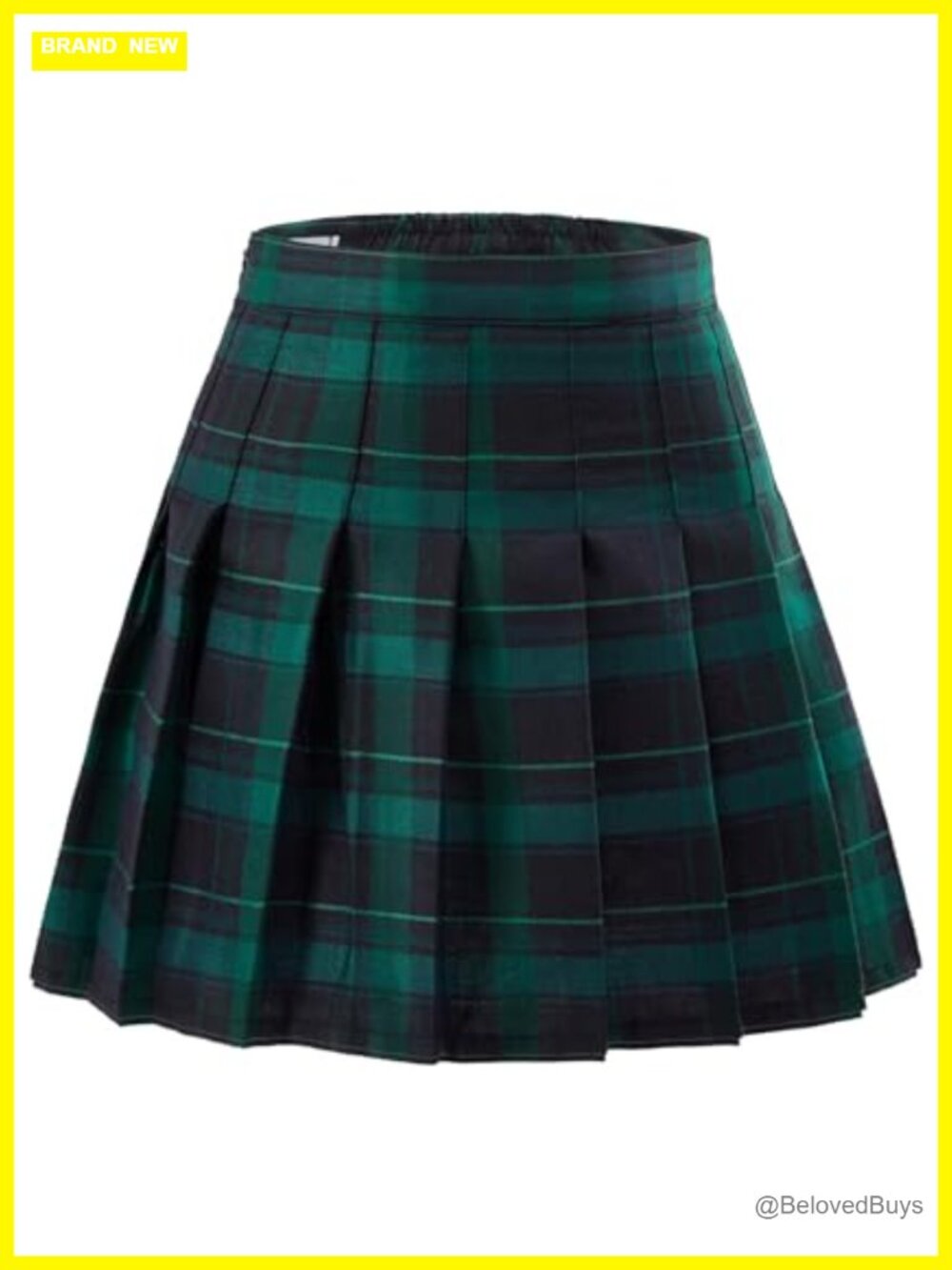 High Waisted Pleated Skort with Built-in Shorts for Women Casual Tennis